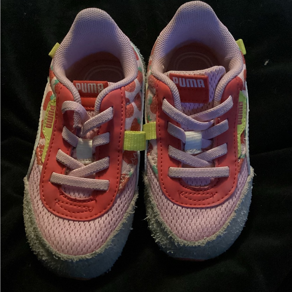 Toddler Girls Puma Future Rider Sneakers; Pink Multi; Sz. Baby 7